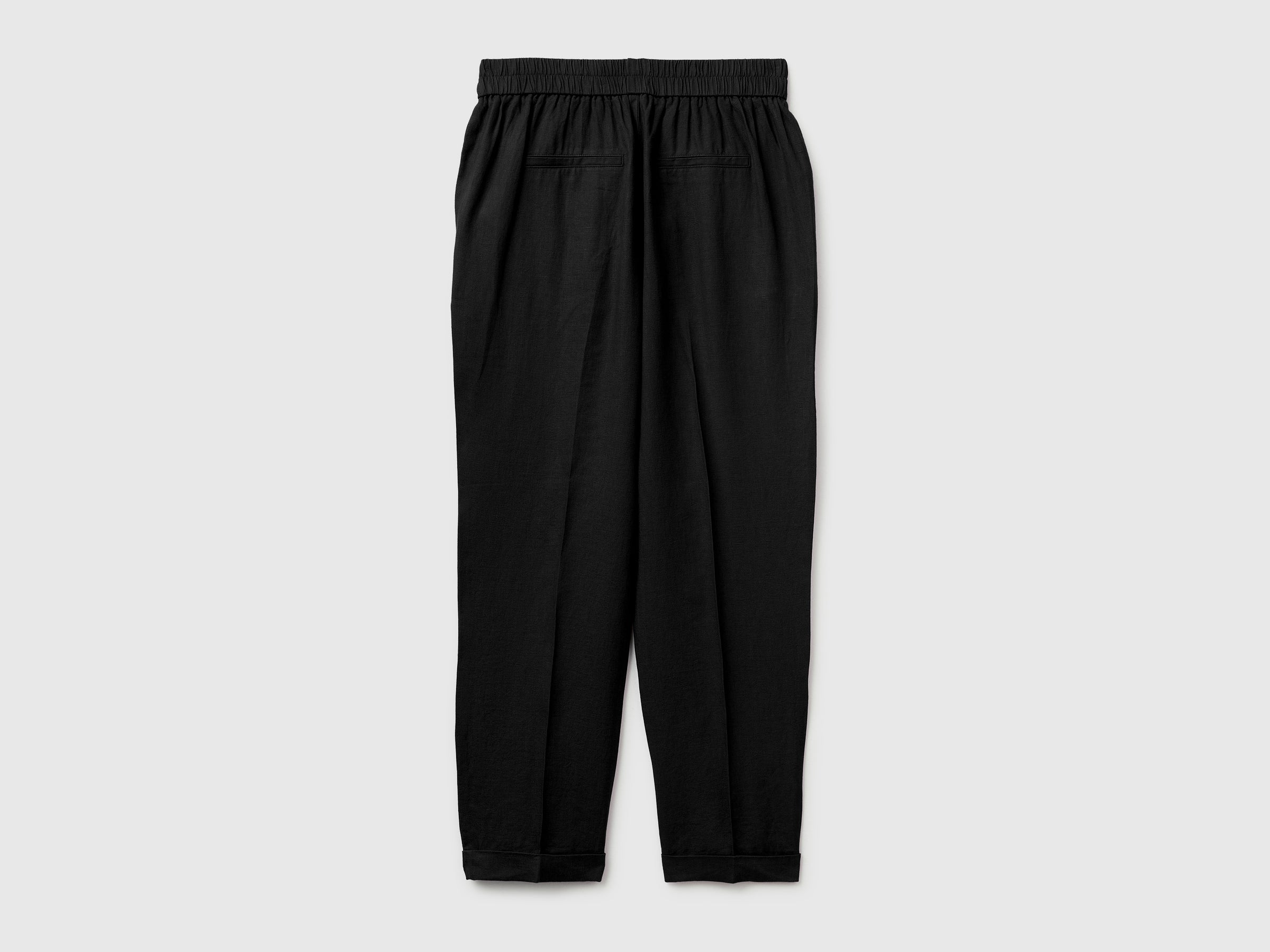 100% linen cigarette trousers - ucb_image_BS