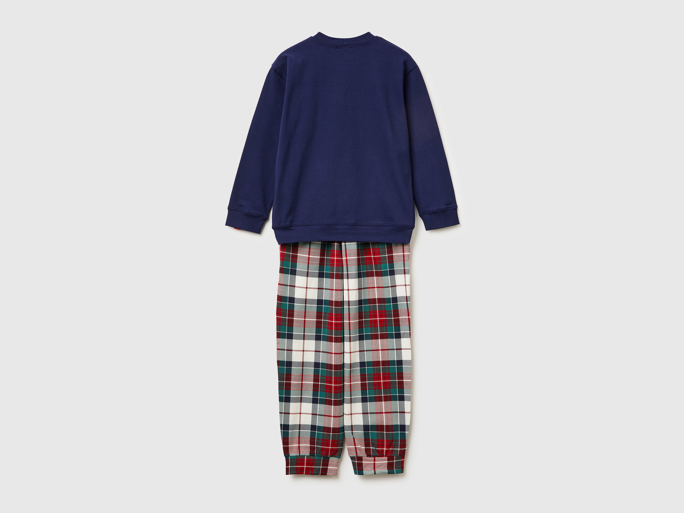 Pijama natalício com calças aos quadrados - ucb_image_BS