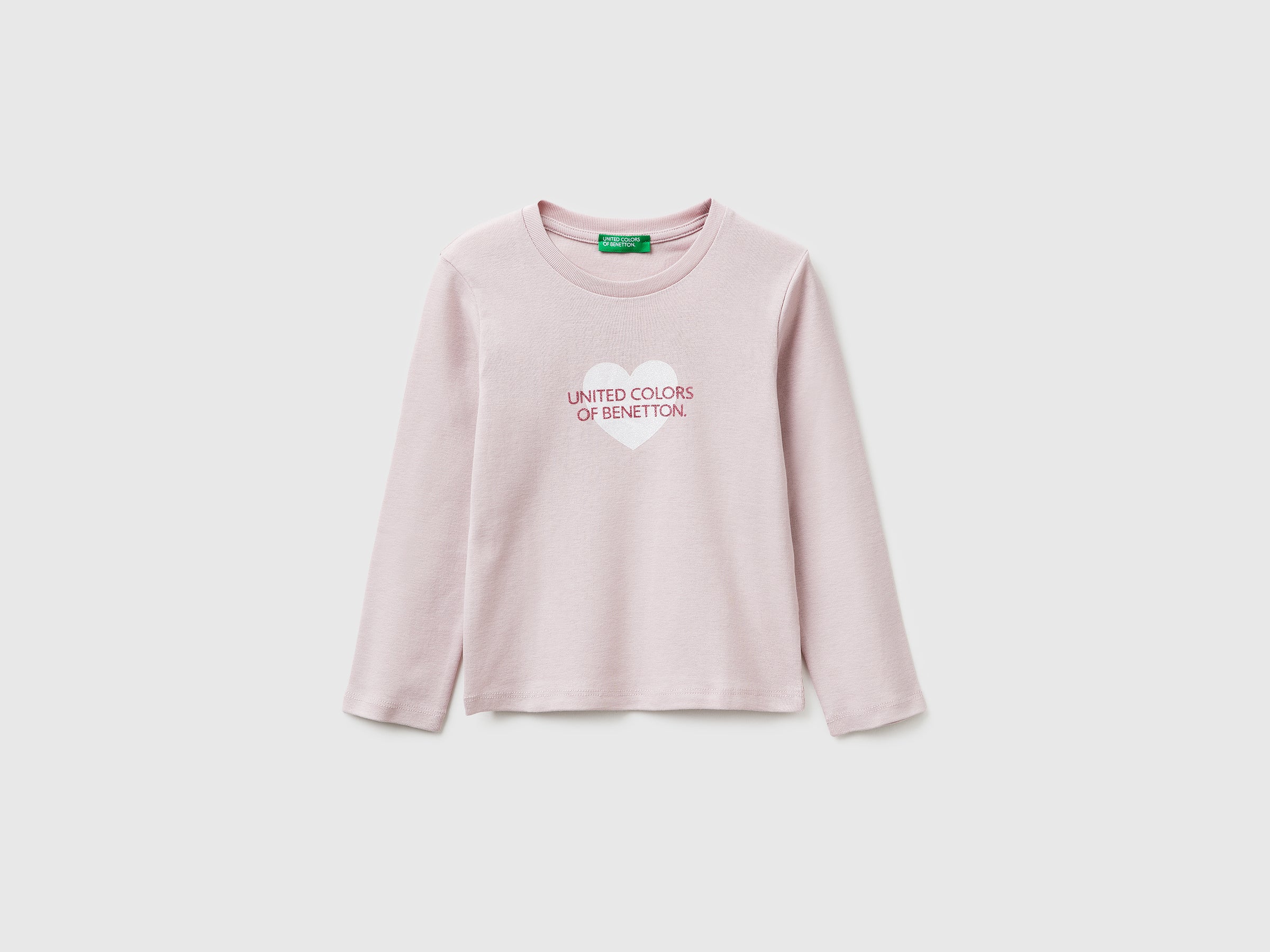 T-shirt com logótipo glitter em algodão orgânico - ucb_image_FS
