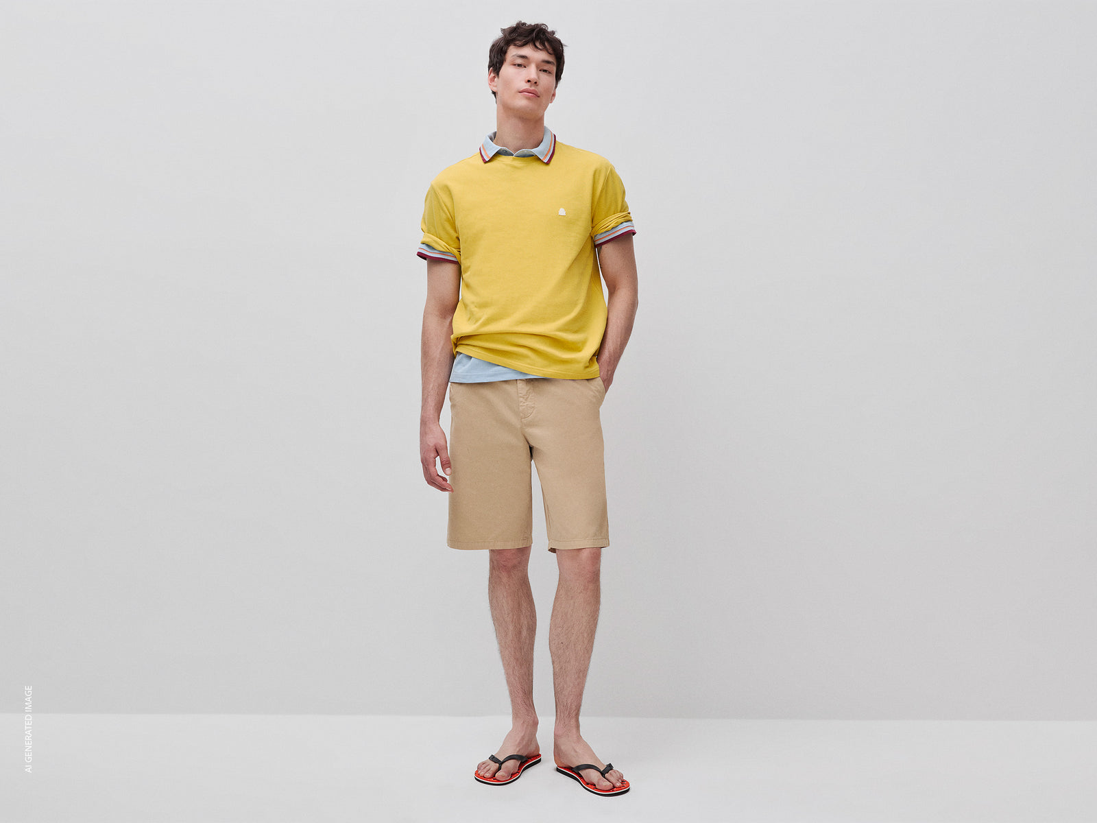Organic cotton piquet T-shirt