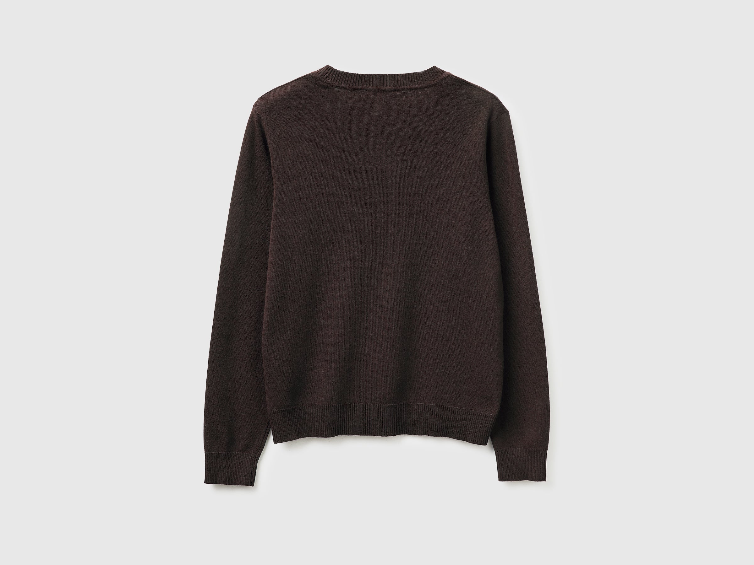Brown sweater in tricot cotton - ucb_image_BS