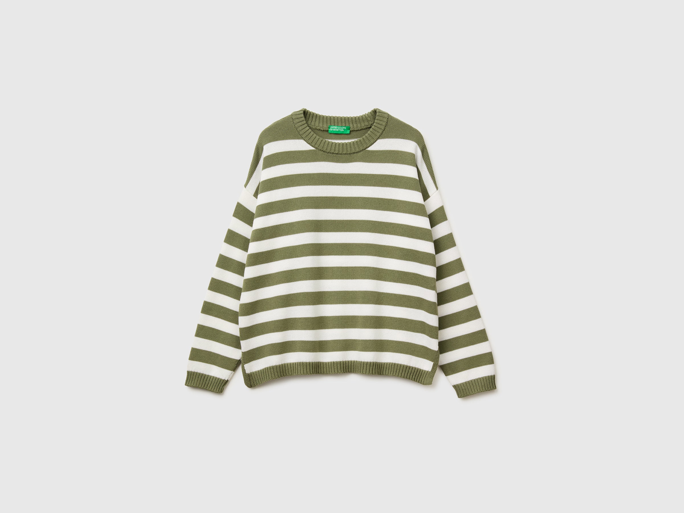 Striped sweater in tricot cotton - ucb_image_FS