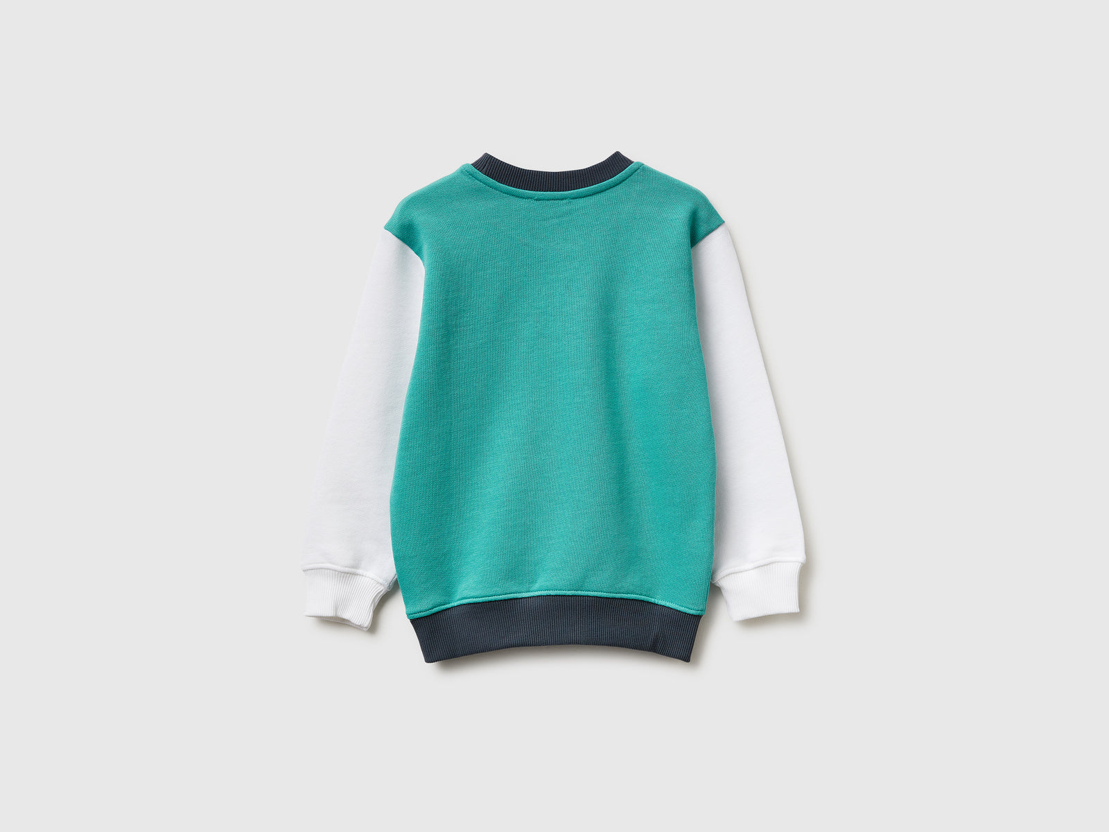 Organic cotton sweatshirt with logo print - ucb_image_BS