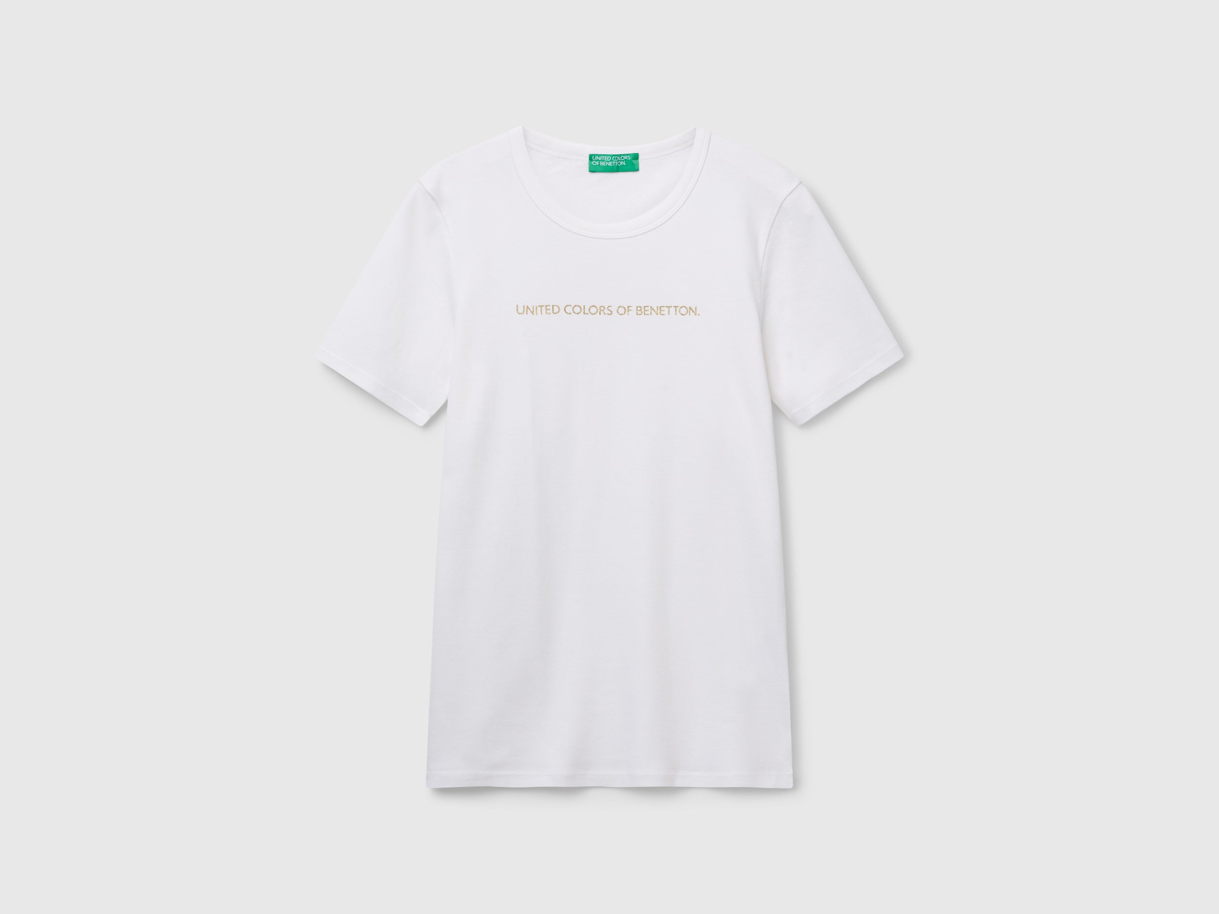 T-shirt 100% algodão com estampa logótipo glitter - ucb_image_FS