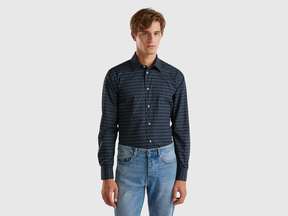 Camisa regular fit estampa padrão - ucb_image_F