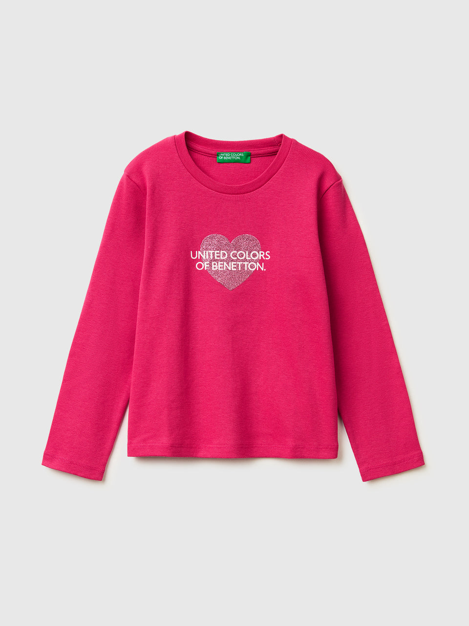T-shirt com logótipo glitter em algodão orgânico - ucb_image_FS