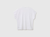 Camisola decote em V em mistura de linho - ucb_image_BS
