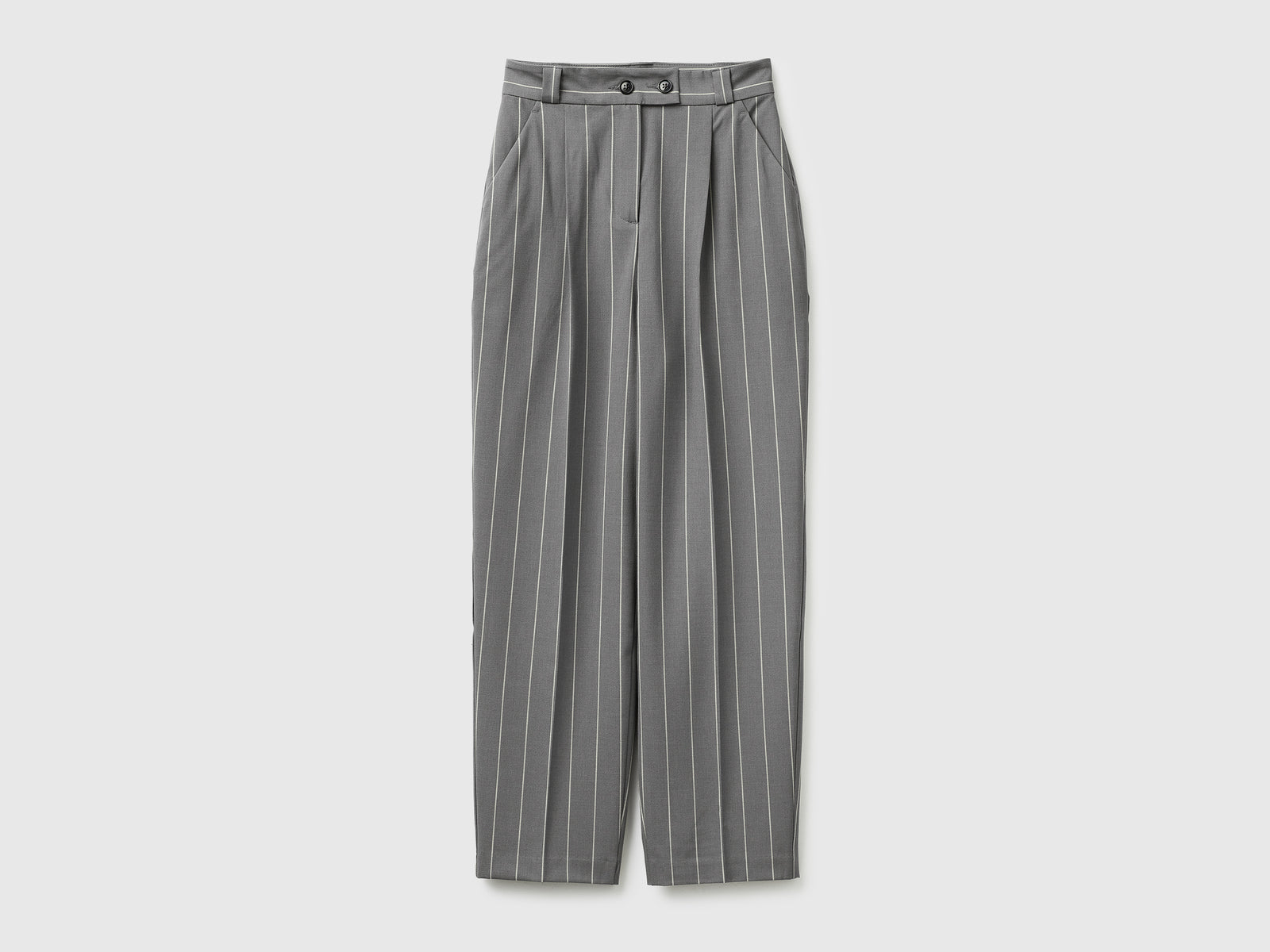 Carrot-fit pinstriped trousers - ucb_image_FS