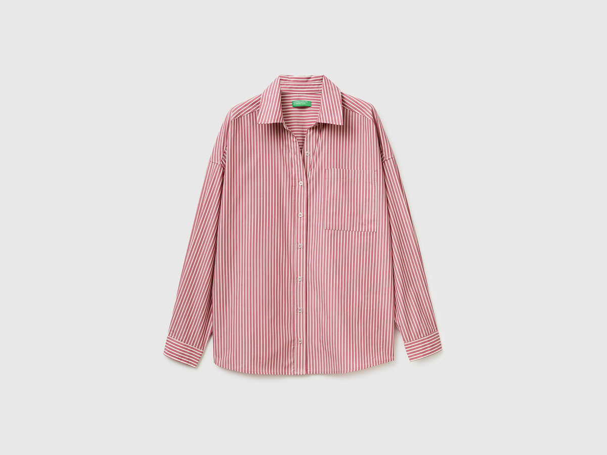 100% cotton striped shirt