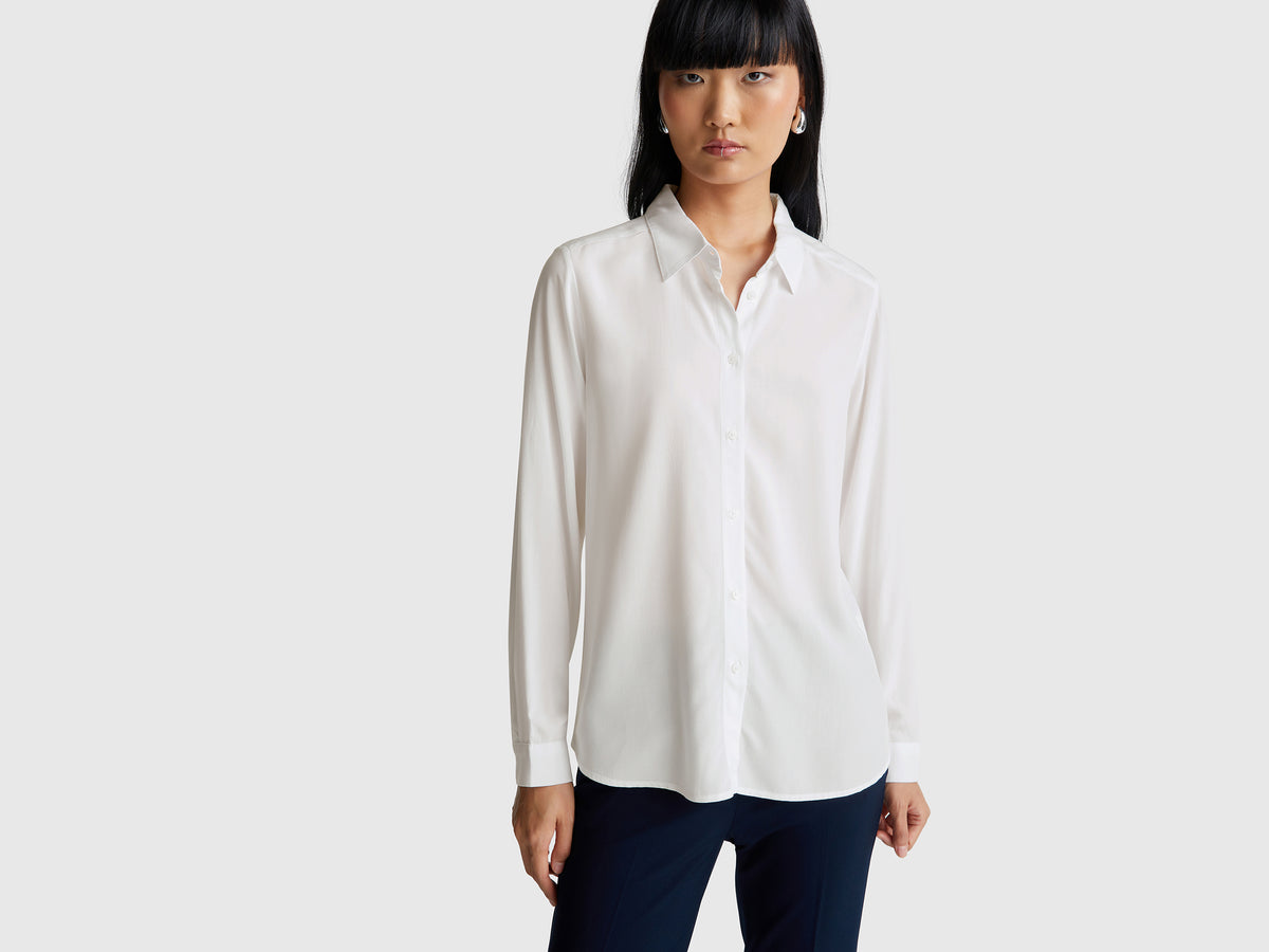 Regular fit shirt viscose