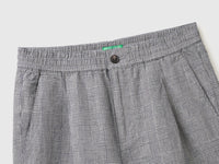 Bermudas regular fit em mistura de linho - ucb_image_FY
