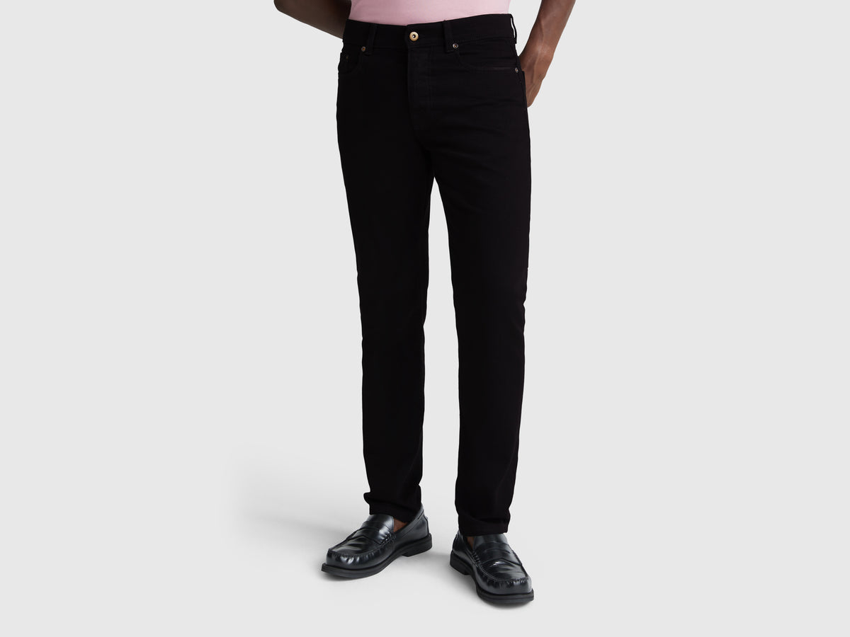 Five pocket slim fit jeans