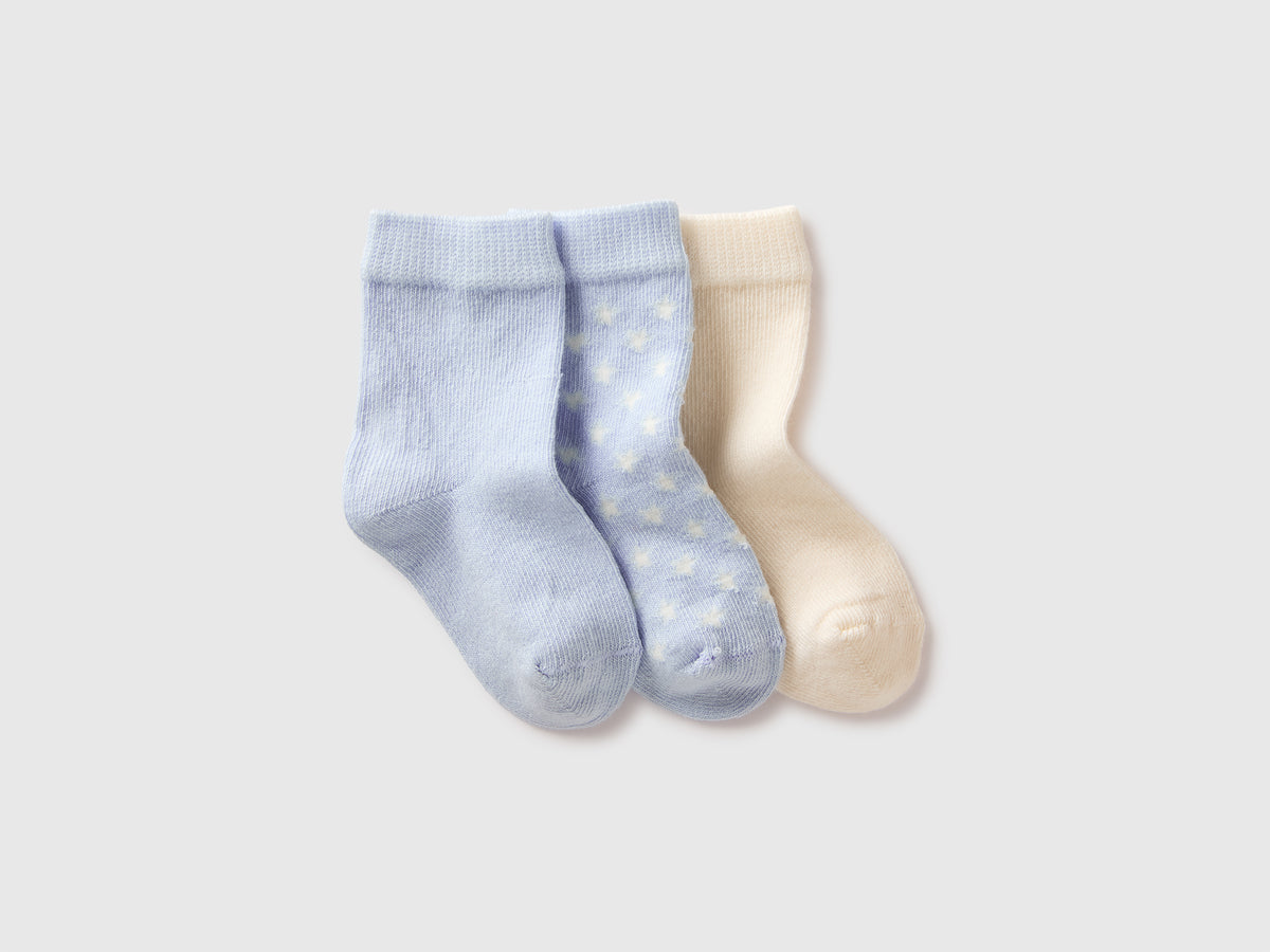 Three pairs socks