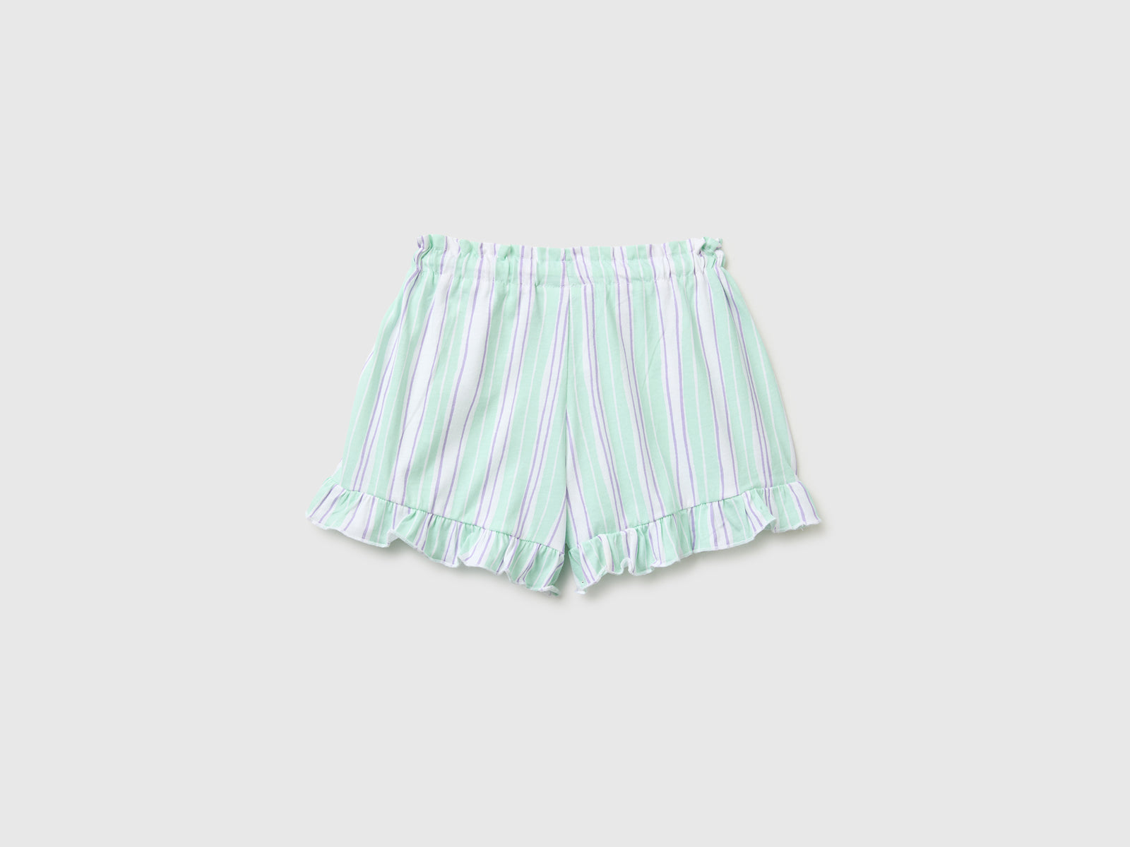 Printed shorts with ruffles - ucb_image_BS