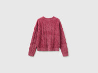 Camisola de gola redonda em chenille - ucb_image_BS
