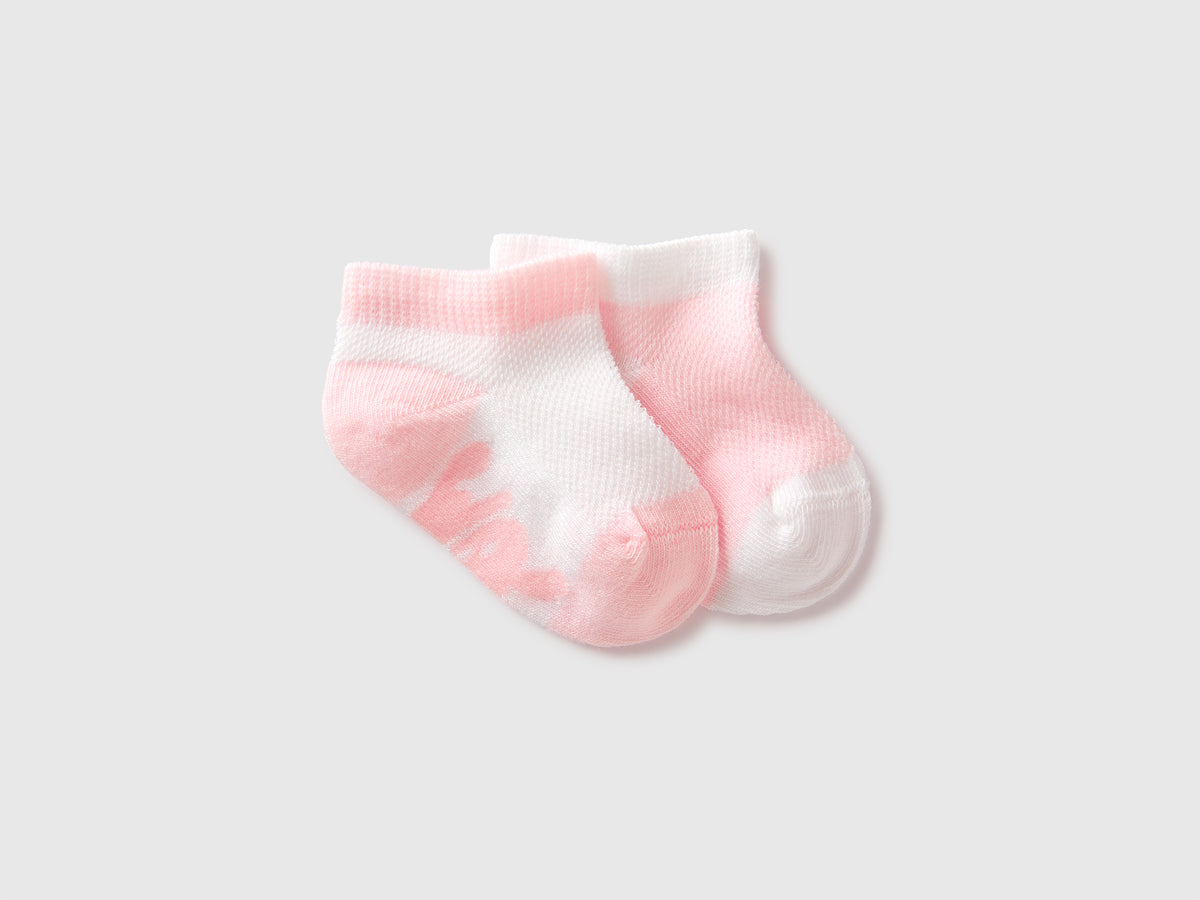 Two tone short sock set