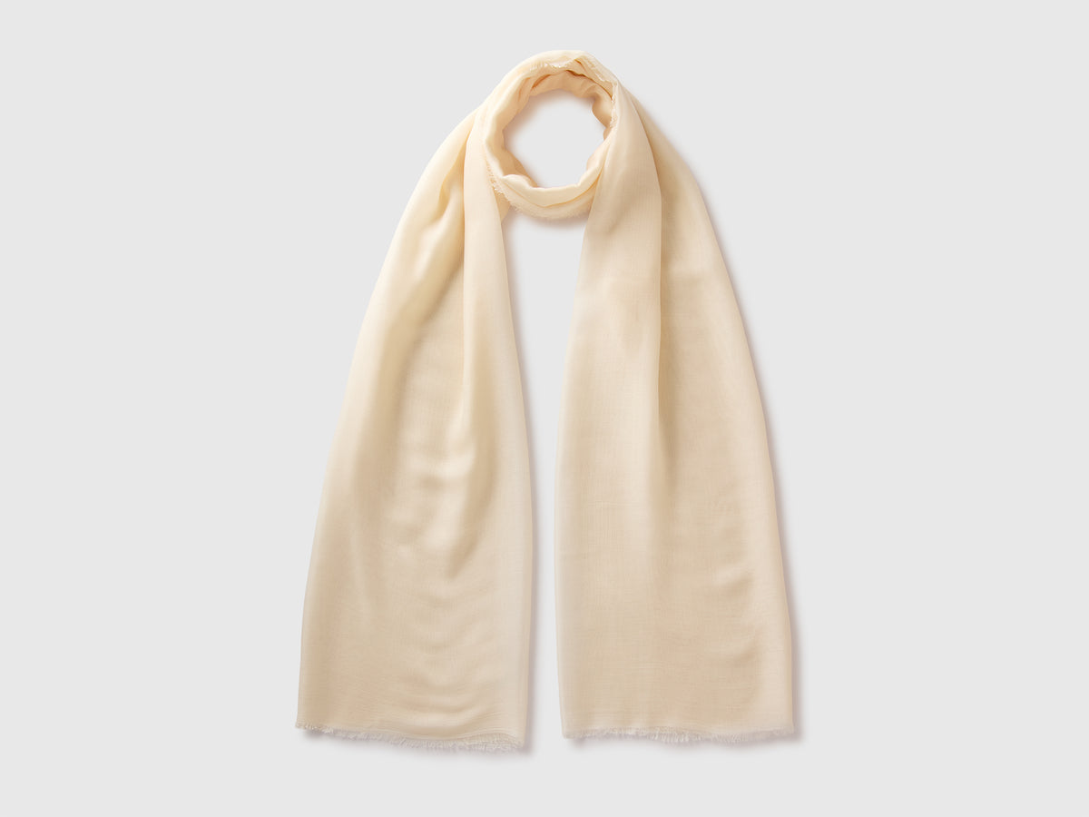 Silk blend scarf