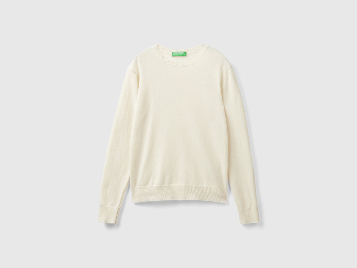 crew neck sweater pure Merino wool