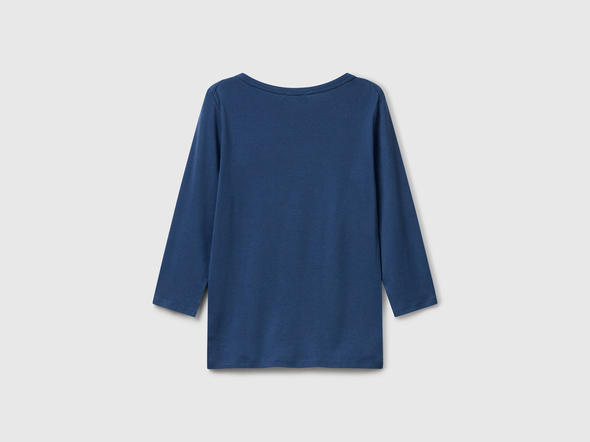 T-shirt com decote à barco - ucb_image_BS