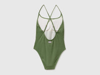 Ribbed one-piece swimsuit with lurex - ucb_image_BS