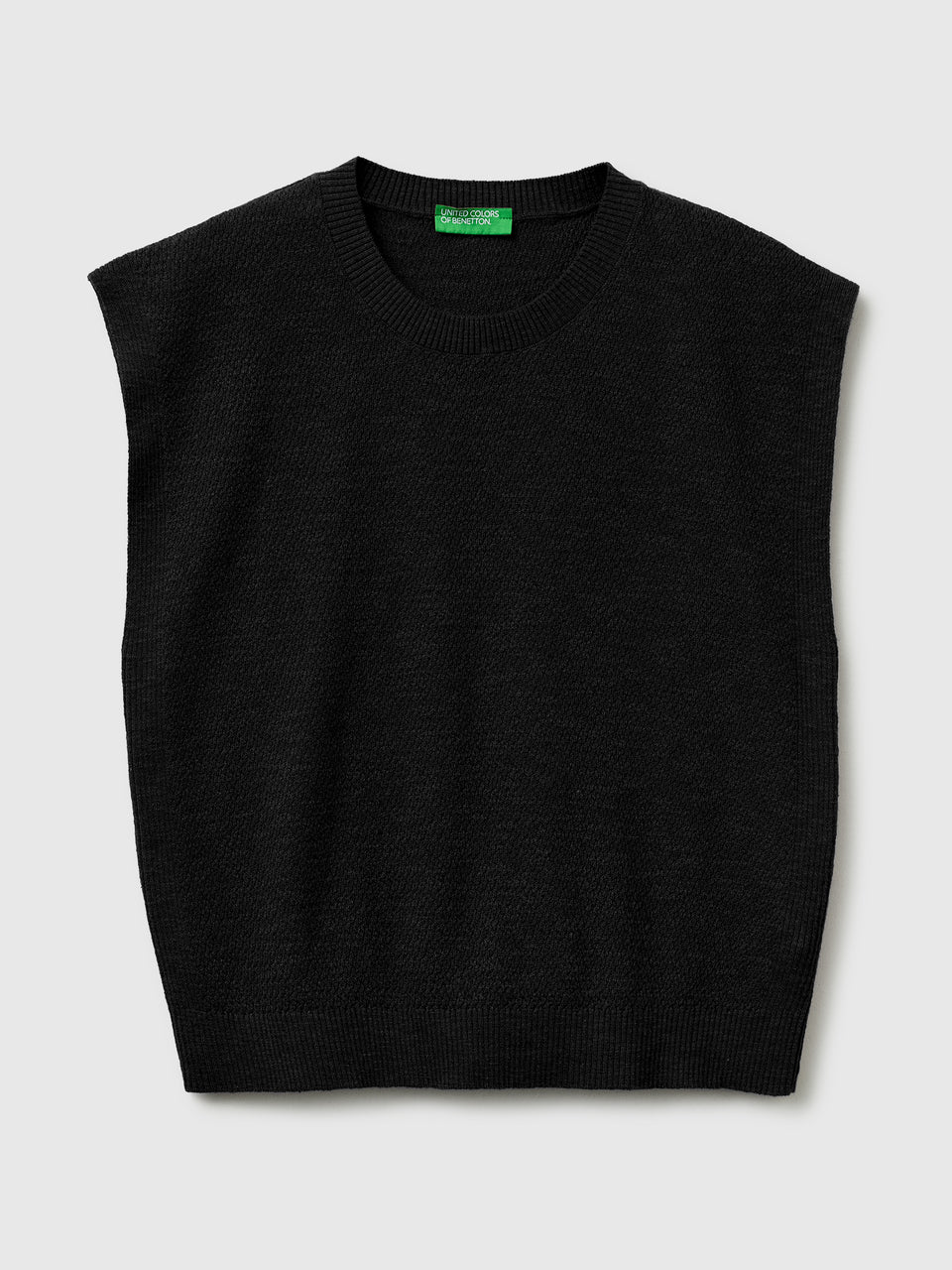 Sleeveless linen blend sweater - ucb_image_FS
