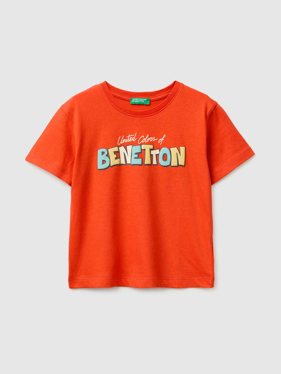 Organic cotton T-shirt with logo print - ucb_image_FS