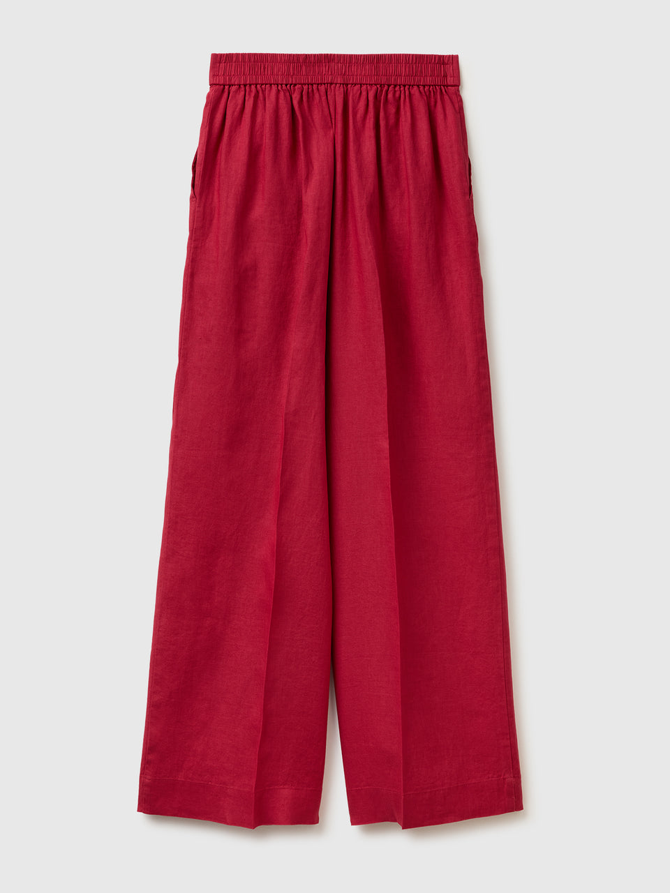 Palazzo trousers in pure linen - ucb_image_BS