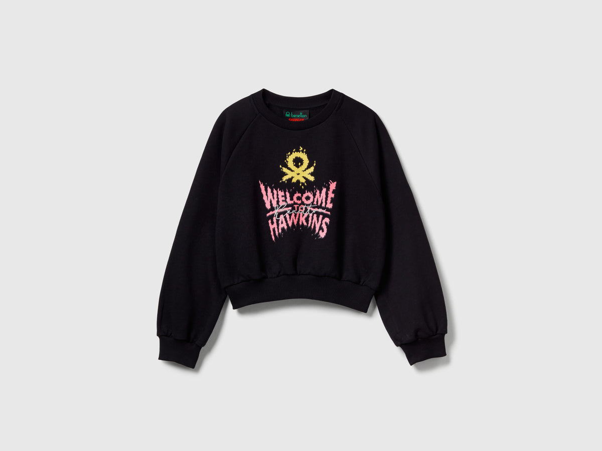 Stranger Things cropped sweatshirt