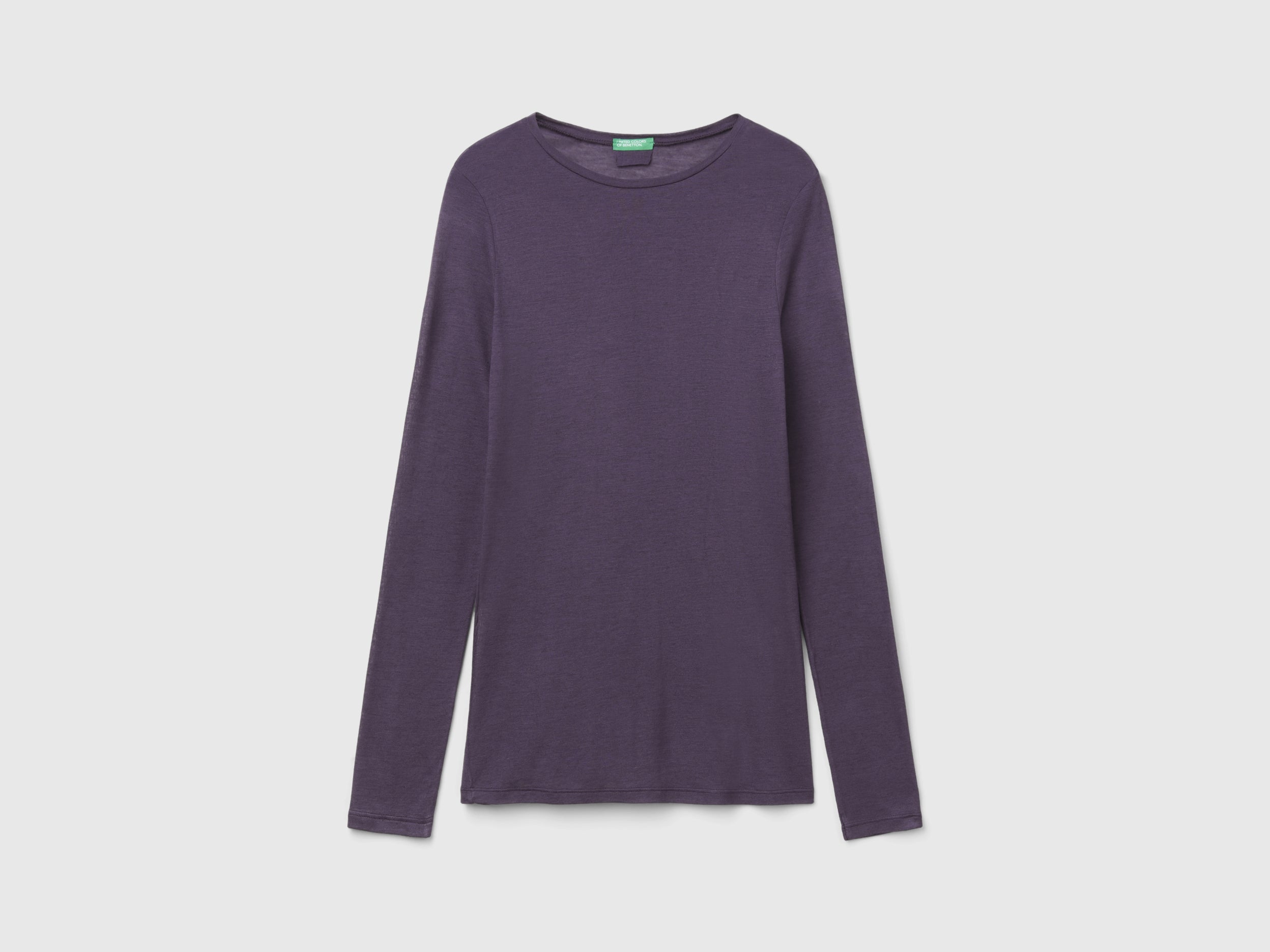 T-shirt em mistura de viscose e lã - ucb_image_FS