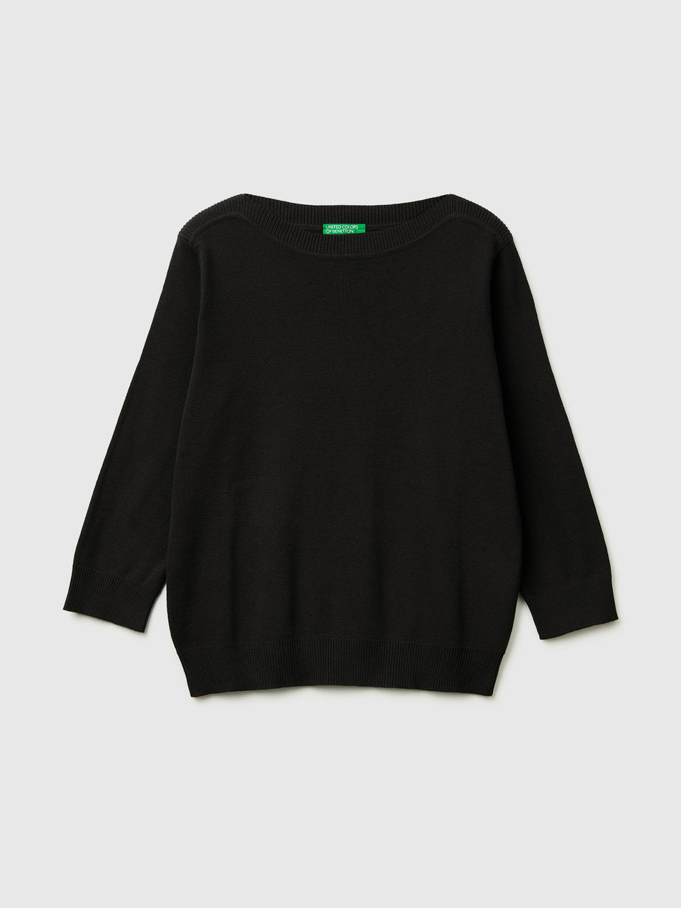 Black sweater with boat neck - ucb_image_FS