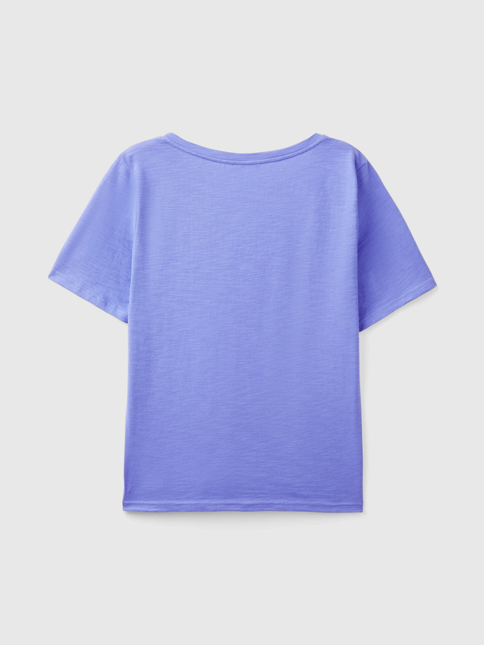 T-shirt decote em V em algodão flamé - ucb_image_BS