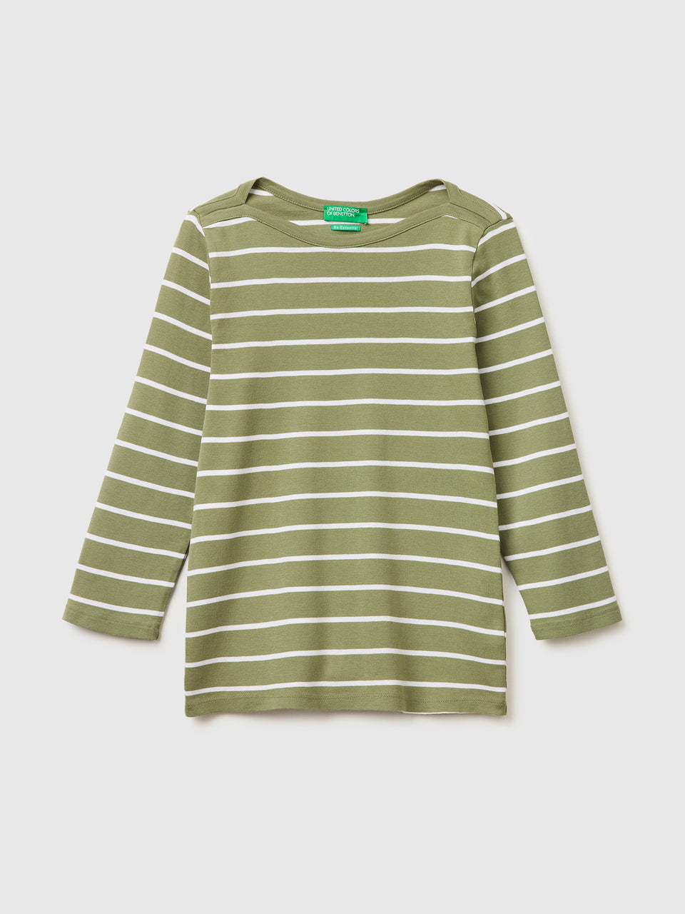 Striped t-shirt with boat neck - ucb_image_FS