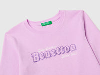 T-shirt with glittery logo in organic cotton - ucb_image_DS1