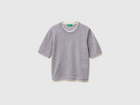 100% Merino wool short-sleeved shirt - ucb_image_FS