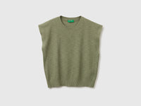 Sleeveless linen blend sweater - ucb_image_FS