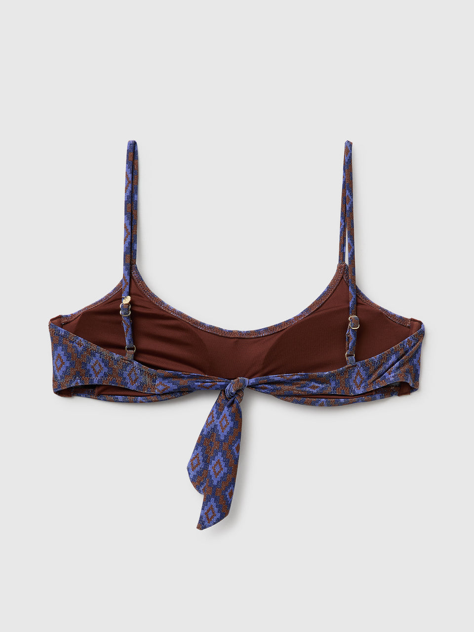 Brassiere de biquíni com estampado étnico e lurex - ucb_image_BS