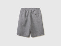 Bermudas regular fit em mistura de linho - ucb_image_BS