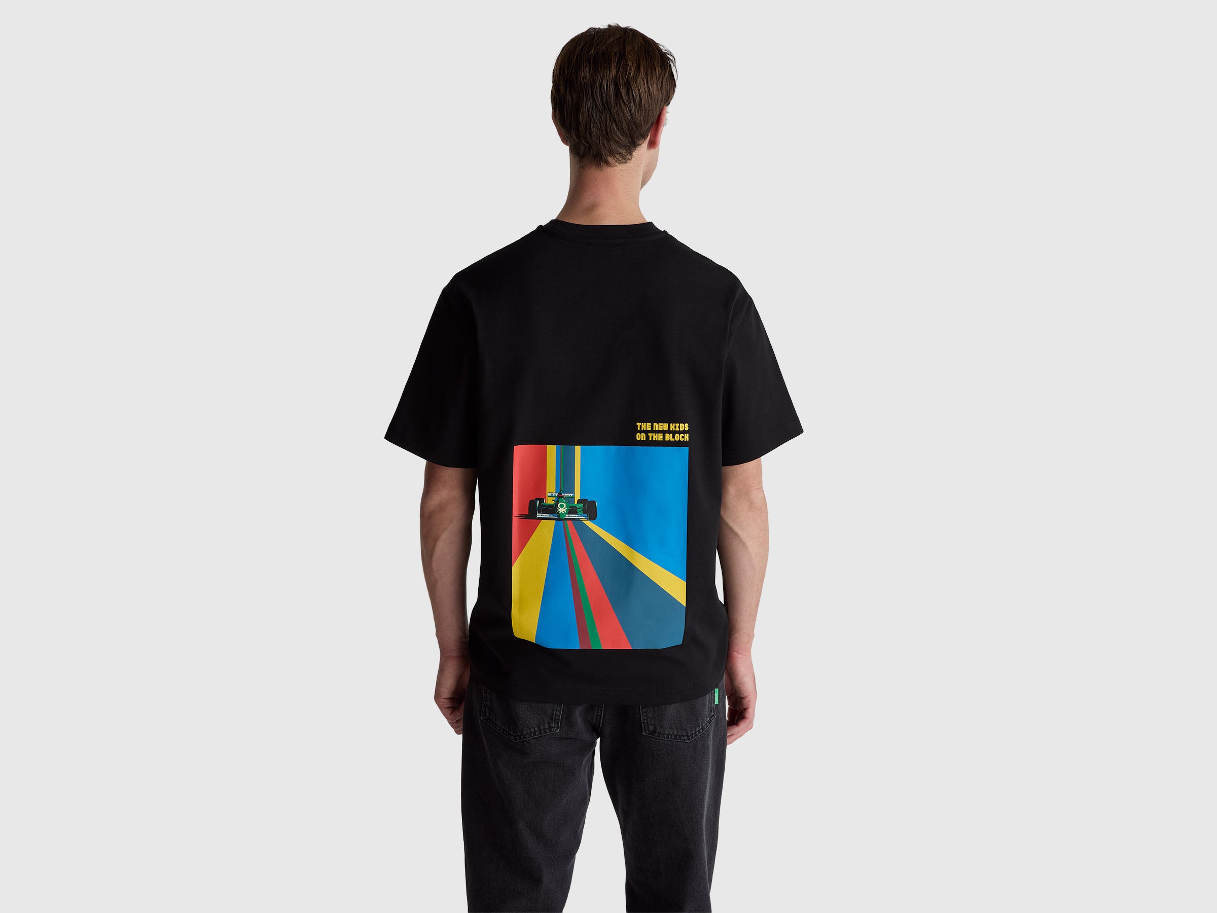 T-shirt Benetton Formula com estampa atrás - ucb_image_B