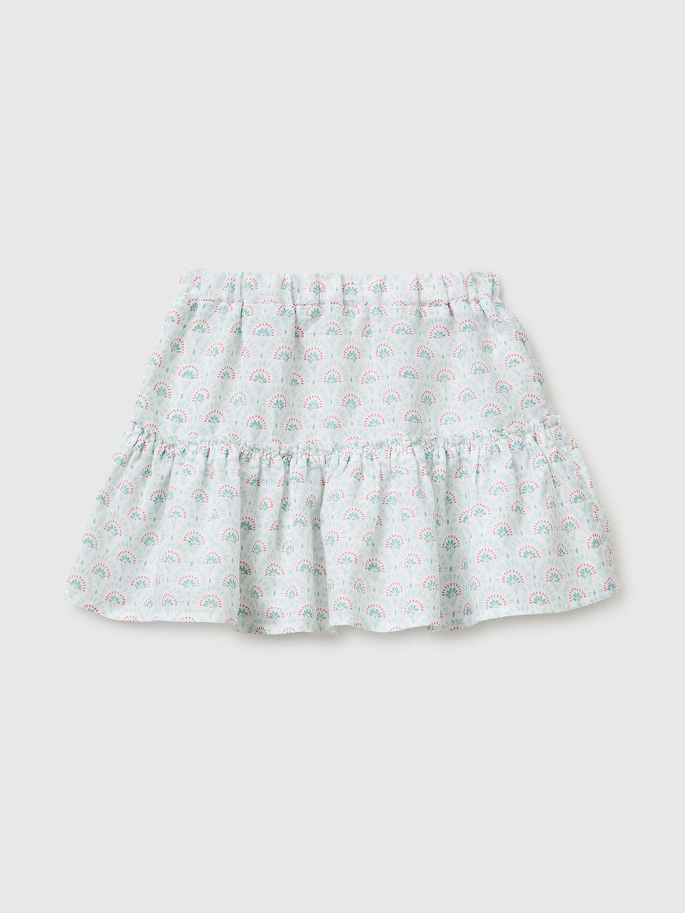 Floral skirt in linen blend - ucb_image_BS