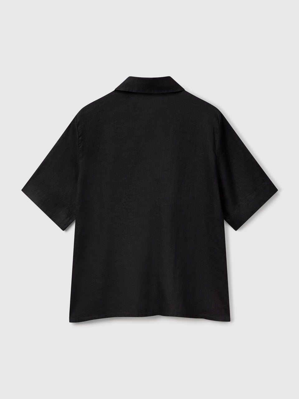 Blusa de manga curta em linho puro - ucb_image_BS