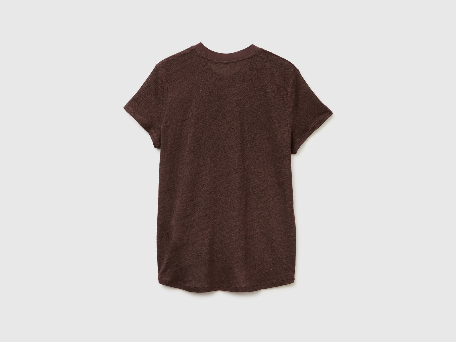 Crew neck T-shirt in pure linen - ucb_image_BS
