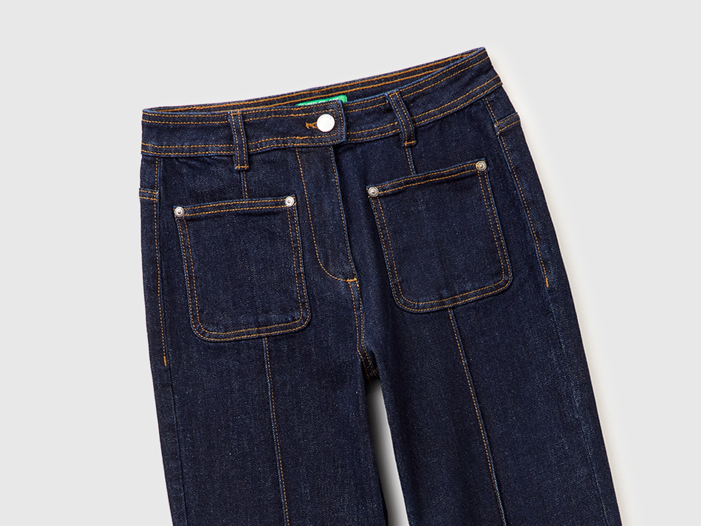 Flare jeans with ribbing - ucb_image_DS1
