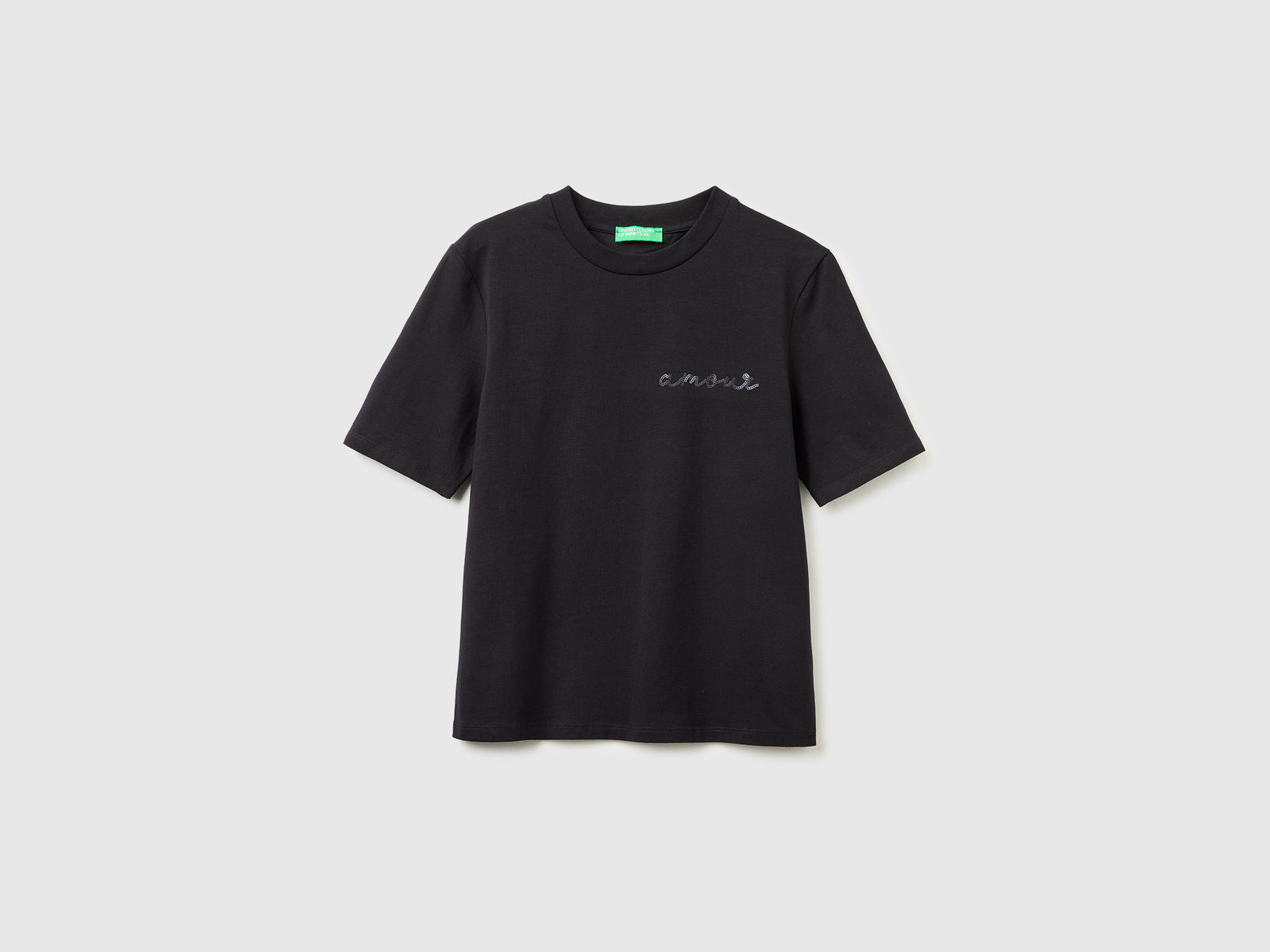T-shirt with "amour" embroidery - ucb_image_FS