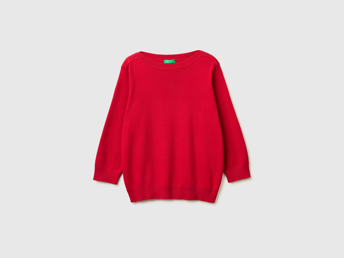 Strawberry sweater boat neck