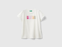 T-shirt com logótipo glitter em algodão orgânico - ucb_image_FS