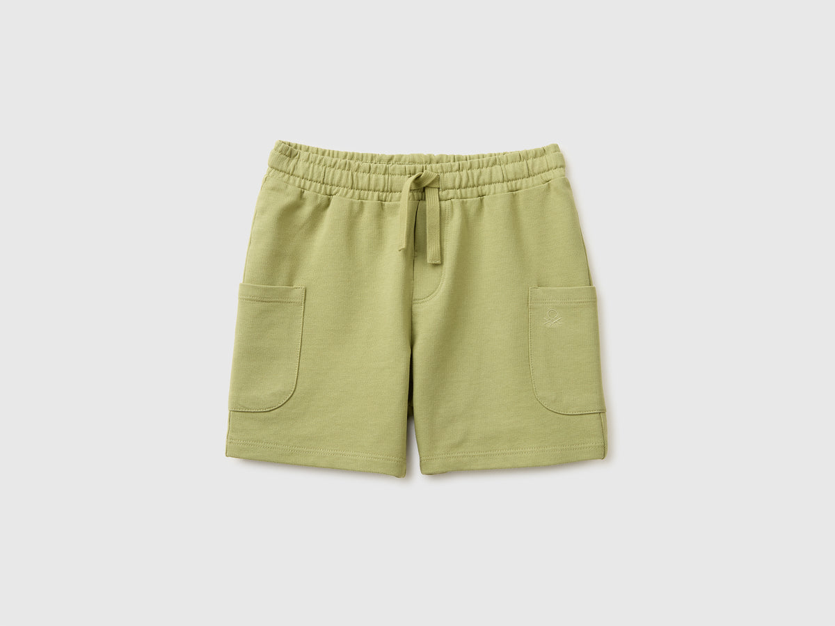 Cargo Bermuda shorts with drawstring - ucb_image_FS