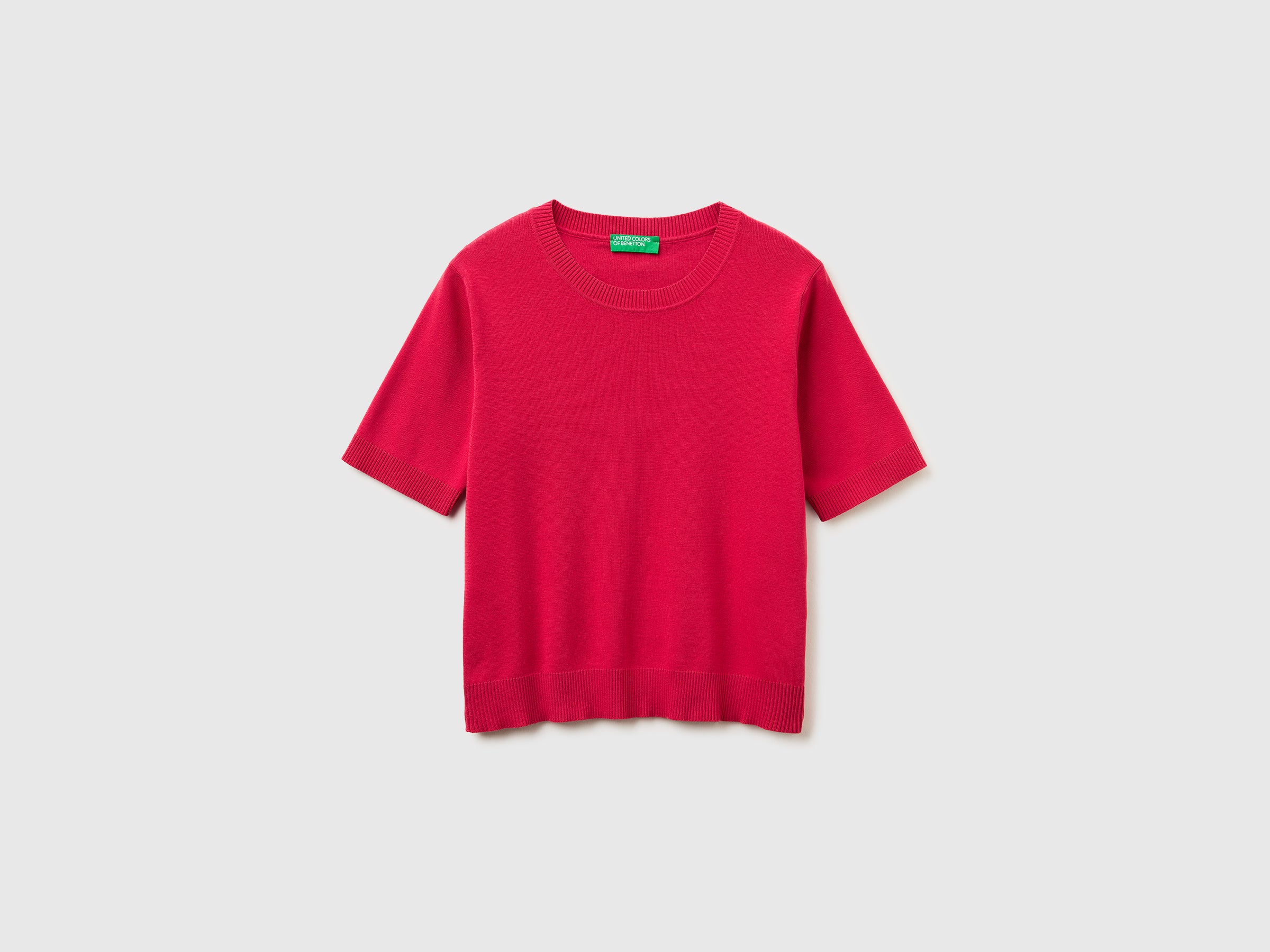 Camisola vermelho morango com manga curta - ucb_image_FS