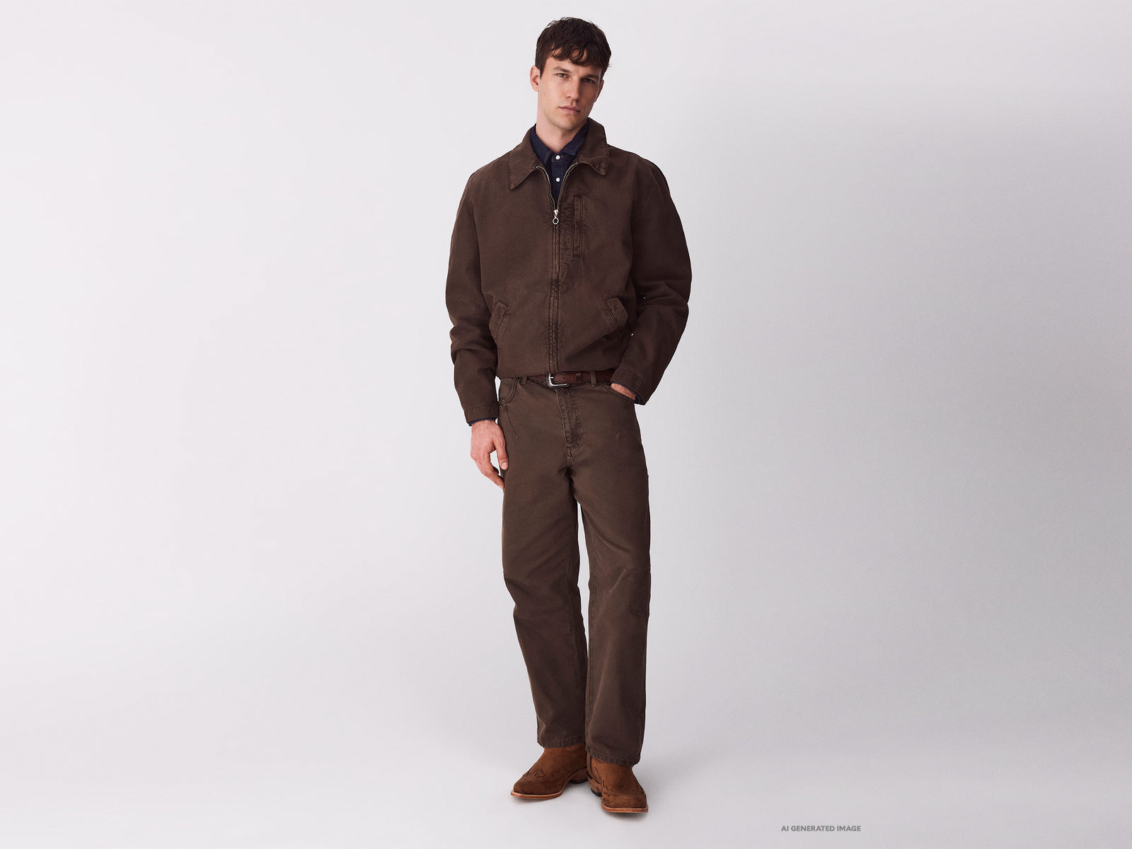 Canvas workwear jacket