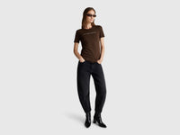 T-shirt 100% algodão com estampa logótipo glitter - ucb_image_FY