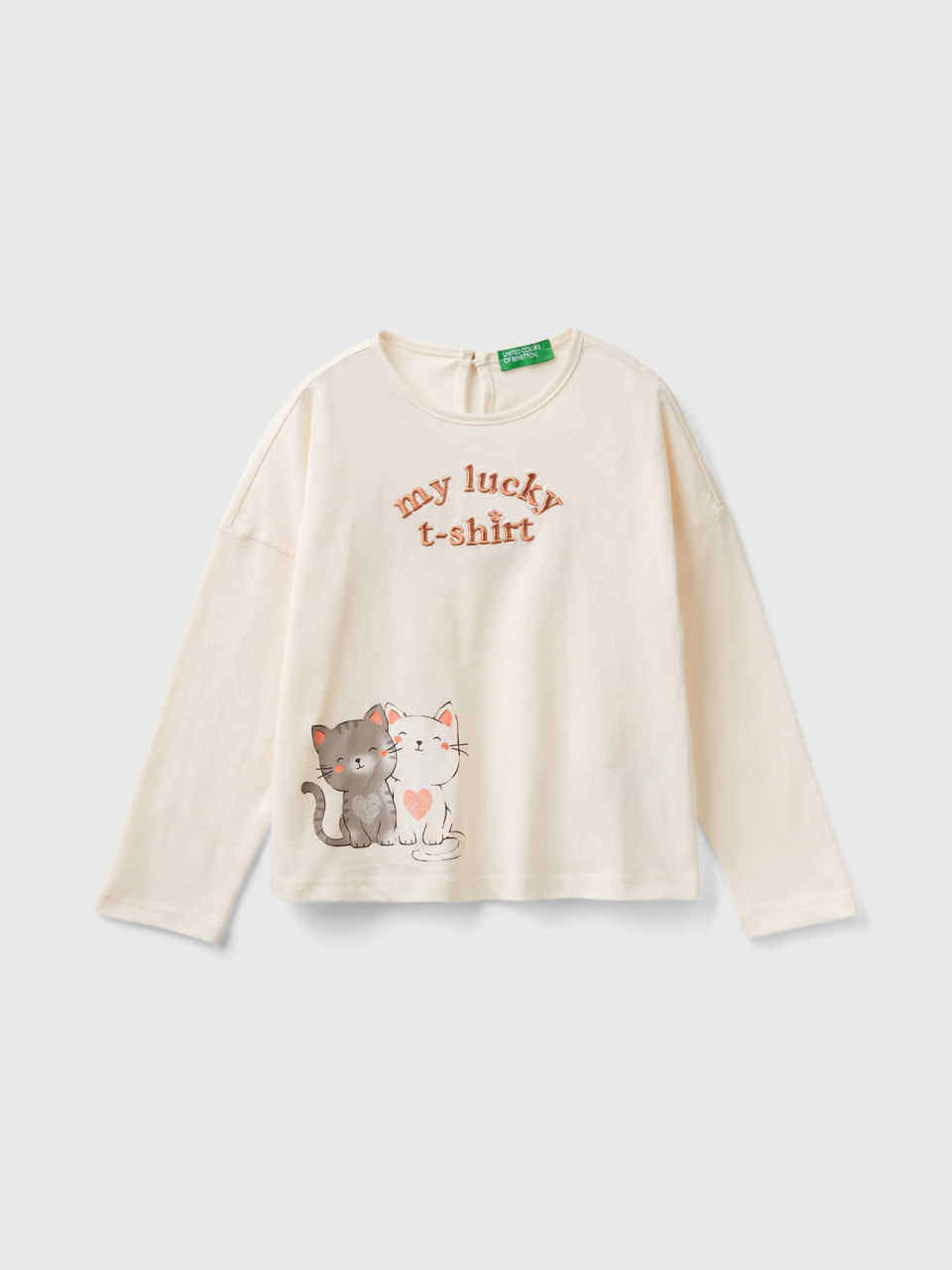 T-shirt com texto em lurex - ucb_image_FS